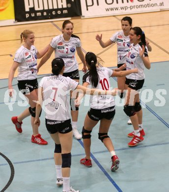 Volleyball MEVZA. Wildcats gegen Nova Gorica. Jubel Wildcats. Klagenfurt,  am 10.2.2007.
Foto: Kuess
---
pressefotos, pressefotografie, kuess, qs, qspictures, sport, bild, bilder, bilddatenbank