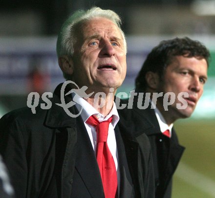 Fussball ?FB Cup. FC K?rnten gegen Red Bull Salzburg. Giovanni Trapattoni, Lothar Matth?us (Salzburg). Klagenfurt, am 13.3.2007.
Foto: Kuess
---
pressefotos, pressefotografie, kuess, qs, qspictures, sport, bild, bilder, bilddatenbank