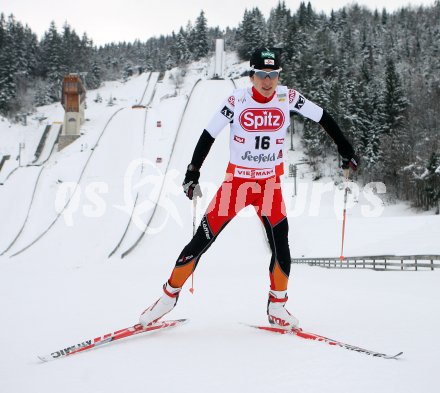 Nordische Kombination. Schispringen. Langlaufen. Tomaz Druml (?esterreich). Villach, am 27.1.2007.
Foto: Kuess
---
pressefotos, pressefotografie, kuess, qs, qspictures, sport, bild, bilder, bilddatenbank