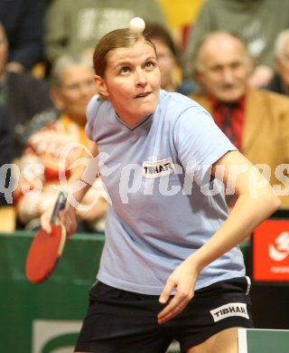 Tischtennis. Damen EM Qualifikationsspiel ?sterreich gegen Slowenien. Martina Safran (Slowenien). Bleiburg, am 11.1.2007.
Foto: Powerpixx/Kuess
---
pressefotos, pressefotografie, kuess, qs, qspictures, sport, bild, bilder, bilddatenbank