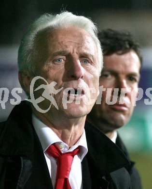 Fussball ?FB Cup. FC K?rnten gegen Red Bull Salzburg. Giovanni Trapattoni, Lothar Matth?us (Salzburg). Klagenfurt, am 13.3.2007.
Foto: Kuess 
---
pressefotos, pressefotografie, kuess, qs, qspictures, sport, bild, bilder, bilddatenbank