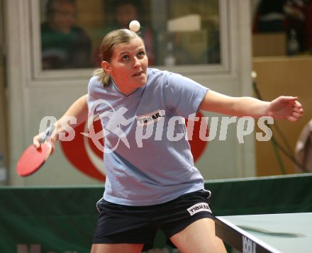 Tischtennis. Damen EM Qualifikationsspiel ?sterreich gegen Slowenien. Martina Safran (Slowenien). Bleiburg, am 11.1.2007.
Foto: Powerpixx/Kuess
---
pressefotos, pressefotografie, kuess, qs, qspictures, sport, bild, bilder, bilddatenbank