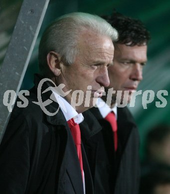 Fussball ?FB Cup. FC K?rnten gegen Red Bull Salzburg. Giovanni Trapattoni, Lothar Matth?us (Salzburg). Klagenfurt, am 13.3.2007.
Foto: Kuess
---
pressefotos, pressefotografie, kuess, qs, qspictures, sport, bild, bilder, bilddatenbank