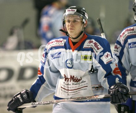 Eishockey Elite Liga. V?lkermarkt gegen Steindorf. Christopher Frei (Steindorf). V?lkermarkt, am 13.1.2007.
Foto: Kuess  
---
pressefotos, pressefotografie, kuess, qs, qspictures, sport, bild, bilder, bilddatenbank