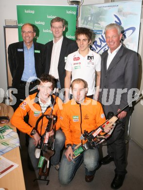 Pressekonferenz. Raimund Berger, Werner Pietsch, Tomaz Druml, , Reinhard Tellian, Fritz Pinter, Daniel Mesotitsch. Klagenfurt, am 16.1.2007.
Foto: Kuess
---
pressefotos, pressefotografie, kuess, qs, qspictures, sport, bild, bilder, bilddatenbank