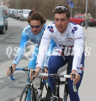 Radrennen, Radfahre, Tour, Peter "Paco" Wrolich und Bernhard Eisel.
---
pressefotos, pressefotografie, kuess, qs, qspictures, sport, bild, bilder, bilddatenbank