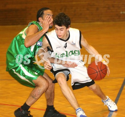 Basketball. Kos-Celovec gegen W?rthersee Piraten. Gonzales Adalberto (Kos), Breithuber Marko (Piraten). Klagenfurt, 1.2.2007.
Foto: Kuess
---
pressefotos, pressefotografie, kuess, qs, qspictures, sport, bild, bilder, bilddatenbank