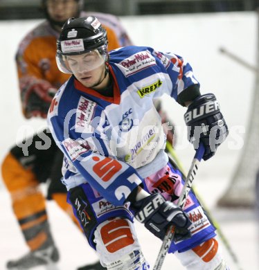 Eishockey Elite Liga. V?lkermarkt gegen Steindorf. Georg Michenthaler (Steindorf). V?lkermarkt, am 13.1.2007.
Foto: Kuess  
---
pressefotos, pressefotografie, kuess, qs, qspictures, sport, bild, bilder, bilddatenbank