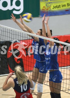 Volleyball MEVZA. ATSC Wildcats gegen Maribor. Marina Novosel, Mojca Dolinar (Wildcats). Klagenfurt, am 18.11.2006.
Foto: Kuess
---
pressefotos, pressefotografie, kuess, qs, qspictures, sport, bild, bilder, bilddatenbank