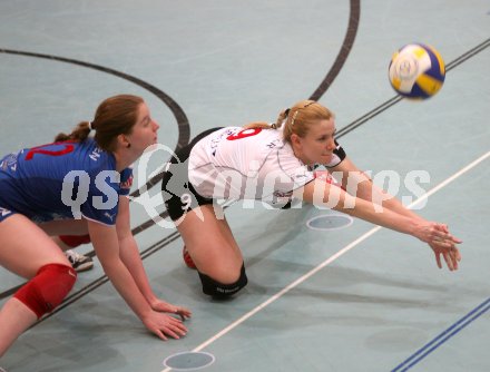 Volleyball Bundesliga Damen. ATSC Wildcats gegen Linz. Kaaden Elena, Sumper Sigrid (Wildcats). Klagenfurt, am 17.3.2007.
Foto: Kuess
---
pressefotos, pressefotografie, kuess, qs, qspictures, sport, bild, bilder, bilddatenbank