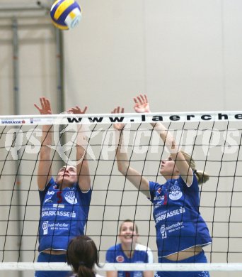 Volleyball Bundesliga. Cup. ATSC Wildcats gegen AVC Klagenfurt.  Maja Pr?prost, Charly Simma (ATSC). Klagenfurt, am 3.12.2006.
Foto: Kuess
---
pressefotos, pressefotografie, kuess, qs, qspictures, sport, bild, bilder, bilddatenbank