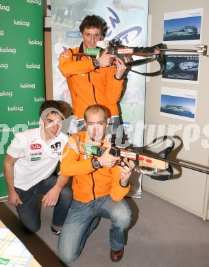 Pressekonferenz Biathlon, Nordische Kombination. Tomaz Druml, Fritz Pinter, Daniel Mesotitsch. Klagenfurt, am 16.1.2007.
Foto: Kuess
---
pressefotos, pressefotografie, kuess, qs, qspictures, sport, bild, bilder, bilddatenbank