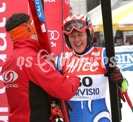 Tarvis. Ski  Weltcup Damen. Abfahrtstraining. Merighetti Daniela (ITA). Tarvis am 1.3.2007
Foto: Kuess
---
pressefotos, pressefotografie, kuess, qs, qspictures, sport, bild, bilder, bilddatenbank