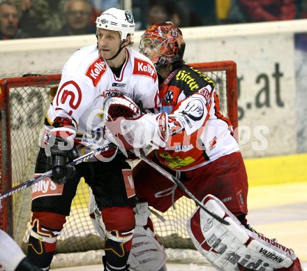 Eishockey Bundesliga. KAC gegen Jesenice. Hannes Enzenhofer (KAC), David Rodman (Jesenice). Klagenfurt, am 4.3.2007.
Foto: Kuess
---
pressefotos, pressefotografie, kuess, qs, qspictures, sport, bild, bilder, bilddatenbank