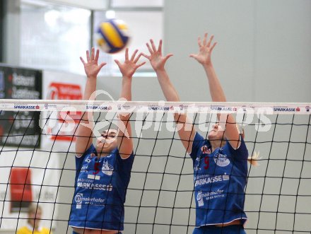 Volleyball Cup Final Four: ATSC Wildcats gegen Tele2 volley16wien. Pr?prost Maja, Sumper Sigrid(Wildcats). Klagenfurt, am 23.2.2007.
Foto: Kuess
---
pressefotos, pressefotografie, kuess, qs, qspictures, sport, bild, bilder, bilddatenbank