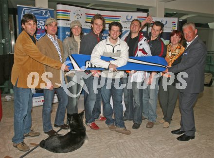 Pr?sentation der Universiade an der Uni Klagenfurt. 
---
pressefotos, pressefotografie, kuess, qs, qspictures, sport, bild, bilder, bilddatenbank