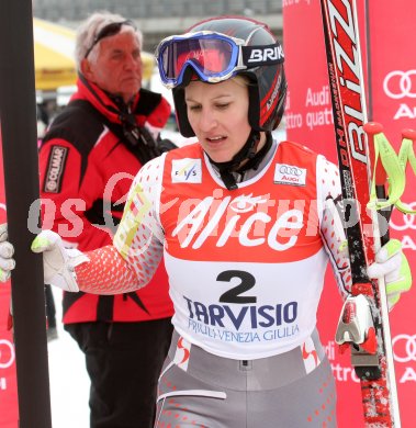 Tarvis. Ski  Weltcup Damen. Abfahrtstraining. Ingrid Rumpfhuber (?). Tarvis am 1.3.2007
Foto: Kuess
---
pressefotos, pressefotografie, kuess, qs, qspictures, sport, bild, bilder, bilddatenbank