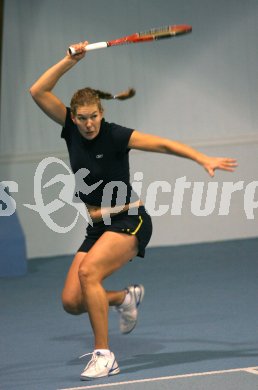 Tennis. K?rntner Hallenmeisterschaft. Meisterin Birgit Ritschka (UNION Klagenfurt). Klagenfurt, am 4.1.2007.
Foto: Pewopixx/Kuess
---
pressefotos, pressefotografie, kuess, qs, qspictures, sport, bild, bilder, bilddatenbank