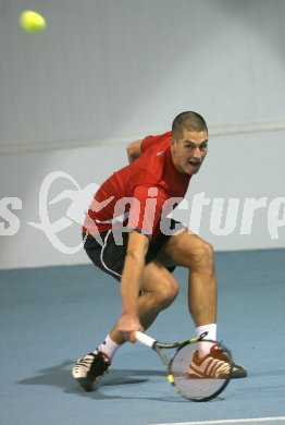 Tennis. K?rntner Hallenmeisterschaft. K?rntner Vizemeister Bertram Steinberger  (Strassburg) . Klagenfurt, am 4.1.2007.
Foto: Pewopixx/Kuess
---
pressefotos, pressefotografie, kuess, qs, qspictures, sport, bild, bilder, bilddatenbank