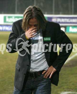 Fussball ?FB Cup. FC K?rnten gegen Red Bull Salzburg. Trainer Richard Huber (FCK). Klagenfurt, am 13.3.2007.
Foto: Kuess
---
pressefotos, pressefotografie, kuess, qs, qspictures, sport, bild, bilder, bilddatenbank