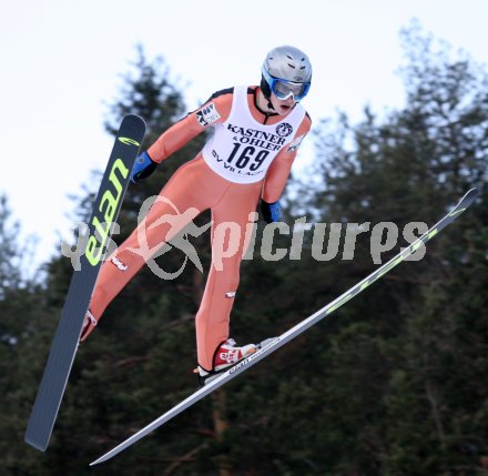 Schispringen K?rntner Meisterschaft. Matija Druml (SV Achomitz). Villach, am 13.1.2007.
Foto: Kuess
---
pressefotos, pressefotografie, kuess, qs, qspictures, sport, bild, bilder, bilddatenbank