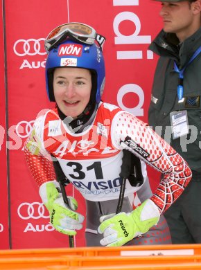 Tarvis. Ski  Weltcup Damen. Abfahrtstraining. Kathrin Zettel (?). Tarvis am 1.3.2007
Foto: Kuess
---
pressefotos, pressefotografie, kuess, qs, qspictures, sport, bild, bilder, bilddatenbank