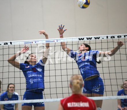 Volleyball Damen MEVZA. ATSC Wildcats gegen Senica. Mojca Dolinar, Kerstin Pichler (Wildcats). Klagenfurt, am 15.12.2006.
Foto: Kuess
---
pressefotos, pressefotografie, kuess, qs, qspictures, sport, bild, bilder, bilddatenbank