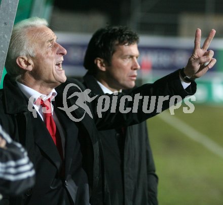 Fussball ?FB Cup. FC K?rnten gegen Red Bull Salzburg. Giovanni Trapattoni, Lothar Matth?us (Salzburg). Klagenfurt, am 13.3.2007.
Foto: Kuess
---
pressefotos, pressefotografie, kuess, qs, qspictures, sport, bild, bilder, bilddatenbank