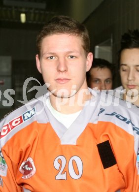 Eishockey Elite Liga. Thomas Rack (V?lkermarkt). V?lkermarkt, am 13.1.2007.
Foto: Kuess 
---
pressefotos, pressefotografie, kuess, qs, qspictures, sport, bild, bilder, bilddatenbank