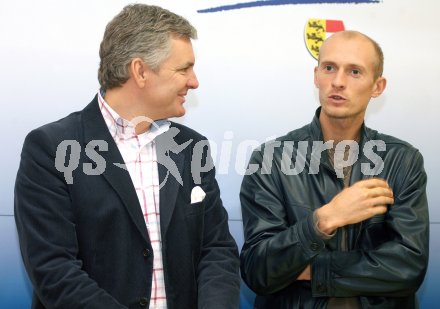 Tennis. Pressekonferenz. Ronnie Leitgeb, Nikolay Davydenko. Klagenfurt, am 5.3.2007.
Foto: Kuess
---
pressefotos, pressefotografie, kuess, qs, qspictures, sport, bild, bilder, bilddatenbank