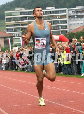 Wolfsberg, K?rnten, ?sterreich. 100 Minuten Zehnkampf in Wolfsberg. 400 Meter Lauf. Aleksandr Pogorelov (Russland). Wolfsberg, am 26.8.2005.
Foto: Kuess

---
pressefotos, pressefotografie, kuess, qs, qspictures, sport, bild, bilder, bilddatenbank