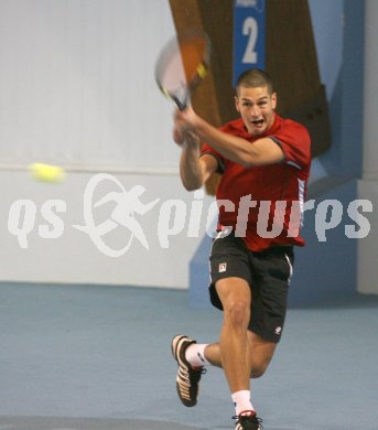 Tennis. K?rntner Hallenmeisterschaft. K?rntner Vizemeister Bertram Steinberger  (Strassburg) . Klagenfurt, am 4.1.2007.
Foto: Pewopixx/Kuess
---
pressefotos, pressefotografie, kuess, qs, qspictures, sport, bild, bilder, bilddatenbank