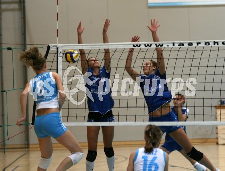 Volleyball. MEVZA. ATSC Wildcats gegen TPV Novo Mesto. Kosnjic Petra, Ana Mijatovic, Klagenfurt, am 29.9.2006.

---
pressefotos, pressefotografie, kuess, qs, qspictures, sport, bild, bilder, bilddatenbank