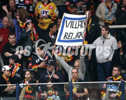 Eishockey Bundesliga. VSV gegen Vienna Capitals. Fansektor Vienna Capitals. Villach, am 9.3.2007.
Foto: Kuess
---
pressefotos, pressefotografie, kuess, qs, qspictures, sport, bild, bilder, bilddatenbank