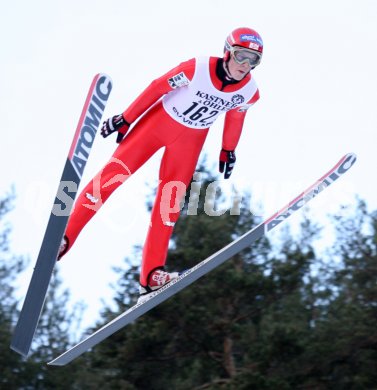 Schispringen K?rntner Meisterschaft. Stefan Innerwinkler (SV Villach). Villach, am 13.1.2007.
Foto: Kuess
---
pressefotos, pressefotografie, kuess, qs, qspictures, sport, bild, bilder, bilddatenbank