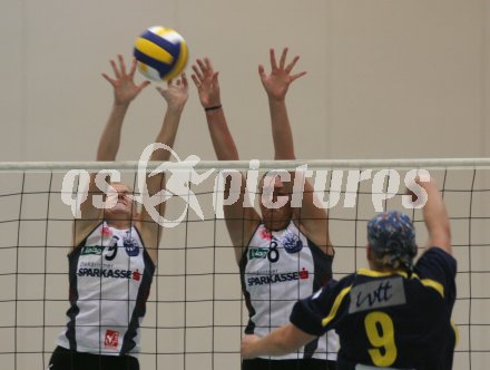 Volleyball Bundesliga Semifinale. Wildcats. Sigrid Sumper und Patrycia krenc beim Block.
---
pressefotos, pressefotografie, kuess, qs, qspictures, sport, bild, bilder, bilddatenbank