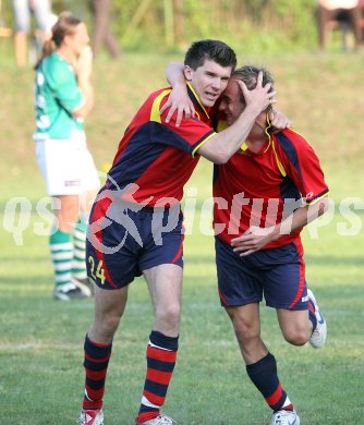 Fussball K?rntner Liga. ATUS Ferlach gegen Landskron. Torjubel (Ferlach). Ferlach, am 28.4.2007.
Foto: Kuess
---
pressefotos, pressefotografie, kuess, qs, qspictures, sport, bild, bilder, bilddatenbank