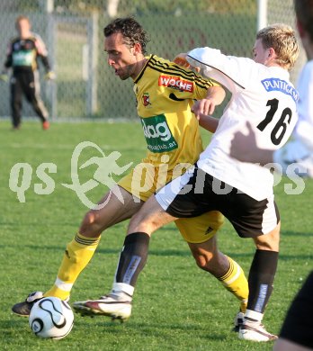 Fu?ball. Regionalliga Mitte. FCK/Welzenegg Amateure gegen SK Sturm Graz Amateure. Christian Prawda (FCK), Dominik Hofbauer (Sturm). Klagenfurt, 14.4.2007.
Foto: Kuess

---
pressefotos, pressefotografie, kuess, qs, qspictures, sport, bild, bilder, bilddatenbank