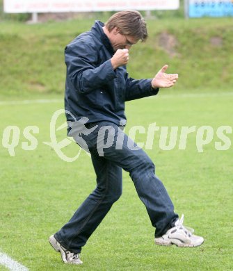 Fussball Kaerntner Liga. Lendorf gegen Bleiburg. Jubel.  Jubel Miha Kreutz (Bleiburg). Lendorf, am 17.5.2007.
Foto: Kuess
---
pressefotos, pressefotografie, kuess, qs, qspictures, sport, bild, bilder, bilddatenbank