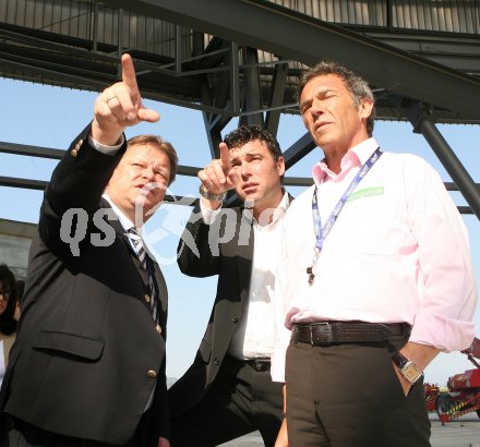 Pressekonferenz FCK neu.  Josef Steindorfer, Mario Canori, J?rg Haider. Klagenfurt, am 21.4.2007.
Foto: Kuess 
---
pressefotos, pressefotografie, kuess, qs, qspictures, sport, bild, bilder, bilddatenbank