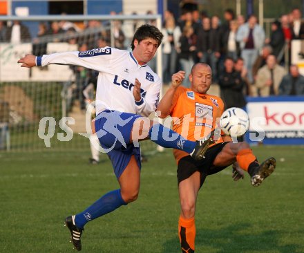 Fu?ball Regionalliga. SK St. Andr?/Lavanttal gegen FC Blau-Wei? Linz. Hobel Armin (St. Andr?), Sivrikaya Alper (Linz). St. Andr?, 8.4.2007.
Foto: Kuess
---
pressefotos, pressefotografie, kuess, qs, qspictures, sport, bild, bilder, bilddatenbank