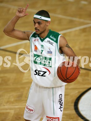 Basketball Bundesliga. W?rthersee Piraten gegen Panthers F?rstenfeld. Anthony Shavies (Piraten). Klagenfurt, am 22.4.2007.
Foto: Kuess
---
pressefotos, pressefotografie, kuess, qs, qspictures, sport, bild, bilder, bilddatenbank