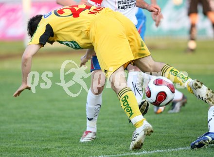 Fussball. Red Zac Liga. FC K?rnten gegen Kapfenberg. Helmut K?nig (FCK). Klagenfurt, am 27.4.2007.
Foto: Kuess 
---
pressefotos, pressefotografie, kuess, qs, qspictures, sport, bild, bilder, bilddatenbank