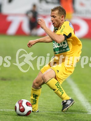 Fussball. Red Zac Liga. FC K?rnten gegen Kapfenberg. Juan Carlos Zuleta (FCK). Klagenfurt, am 27.4.2007.
Foto: Kuess 
---
pressefotos, pressefotografie, kuess, qs, qspictures, sport, bild, bilder, bilddatenbank