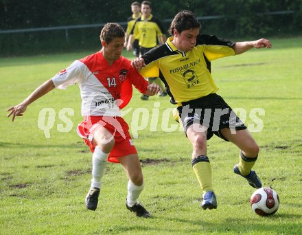 Fussball Unterliga Ost. KAC gegen Sittersdorf. Suad Mehmedovic (KAC), Andreas Janz (Sittersdorf). Klagenfurt, am 12.5.2007.
Foto: Kuess
---
pressefotos, pressefotografie, kuess, qs, qspictures, sport, bild, bilder, bilddatenbank