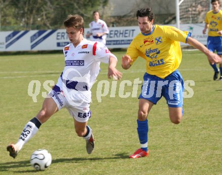 Fussball Regionalliga. SAK gegen SV Allerheiligen. Tomaz Kreutz (SAK), Stefan Z?hrer (Allerheiligen). Klagenfurt, am 7.4.2007.
Foto: Kuess
---
pressefotos, pressefotografie, kuess, qs, qspictures, sport, bild, bilder, bilddatenbank