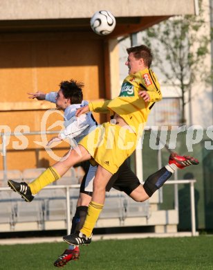 Fu?ball. Regionalliga Mitte. FCK/Welzenegg Amateure gegen SK Sturm Graz. Ogris Michael (FCK), Weinberger Marvin (Graz) . Klagenfurt, 14.4.2007.
Foto: Kuess
---
pressefotos, pressefotografie, kuess, qs, qspictures, sport, bild, bilder, bilddatenbank