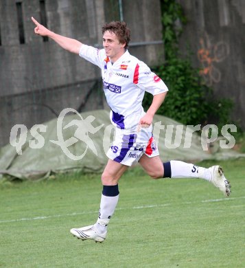 Fussball Regionalliga. SAK gegen Perg. Torjubel Grega Triplat (SAK). Klagenfurt, am 16.5.2007.
Foto: Kuess
---
pressefotos, pressefotografie, kuess, qs, qspictures, sport, bild, bilder, bilddatenbank