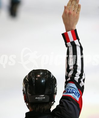 Eishockey Bundesliga. VSV gegen Liwest Black Wings Linz. Schiedsrichter. Villach, am 20.3.2007.
Foto: Kuess
---
pressefotos, pressefotografie, kuess, qs, qspictures, sport, bild, bilder, bilddatenbank