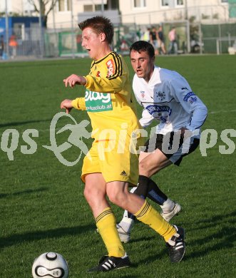 Fu?ball. Regionalliga Mitte. FCK/Welzenegg Amateure gegen SK Sturm Graz/Amateure. Ogris Michael (FCK), Sarac Dragan (Graz). Klagenfurt, 14.4.2007.
Foto: Kuess
---
pressefotos, pressefotografie, kuess, qs, qspictures, sport, bild, bilder, bilddatenbank